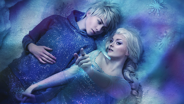 Elsa And Jack Frost Wallpaper