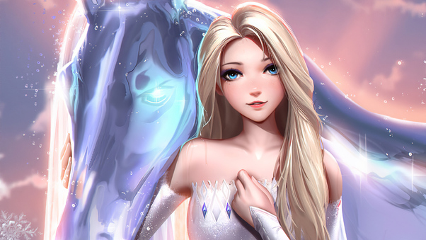 Elsa Frozen 2 4k Wallpaper