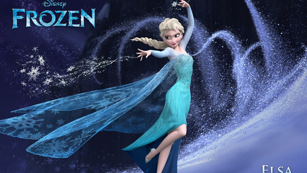 Elsa In Frozen Movie Wallpaper