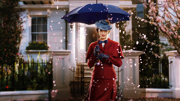 Emily Blunt In Mary Poppins Returns Movie 8k Wallpaper