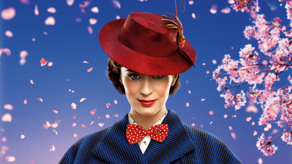 Emily Blunt Mary Poppins Returns 8k Wallpaper