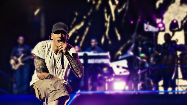 Eminem On Stage Wallpaper