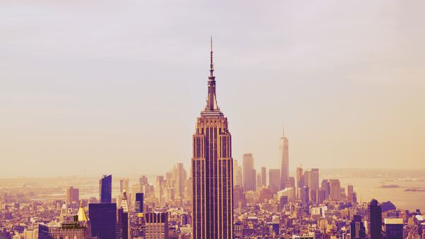 Empire State Building New York 5k Wallpaper