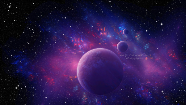 Engima Fractal Nebula 4k Wallpaper