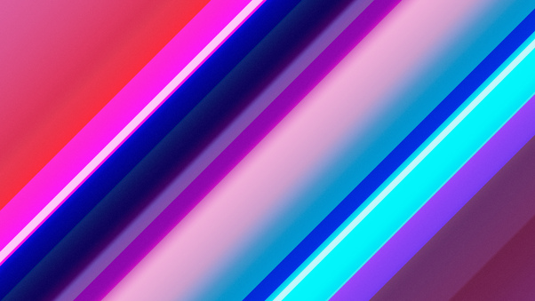 Ethereal Neon Pulse Abstract Luminescence Wallpaper