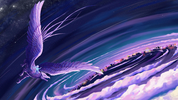 Evening Dragon Ride Fantasy 4k Wallpaper
