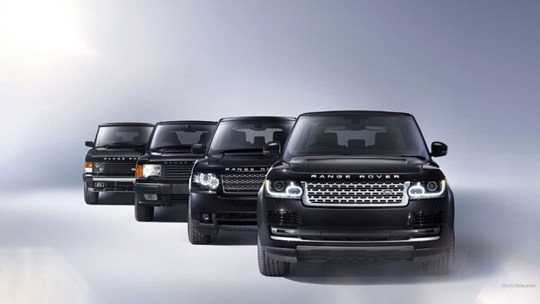 Evolution Of Range Rover Wallpaper