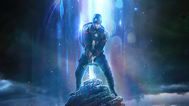 Excalibur Captain America Wallpaper