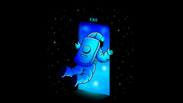 Exit Astronaut 4k Wallpaper