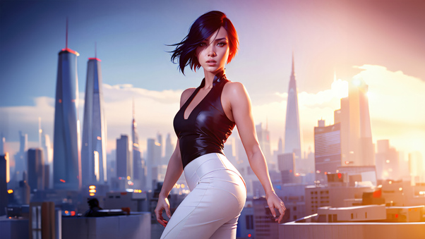 Faith Connors In Mirrors Edge Catalyst Wallpaper