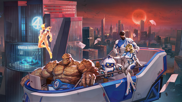 Fantastic Four In Marvel Rivals 2025 Game Wallpaper