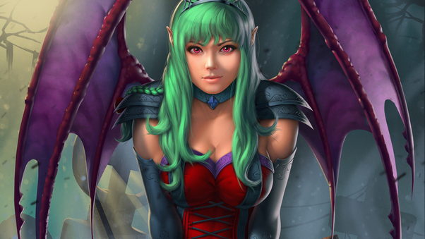 Fantasy Demon Girl Wallpaper