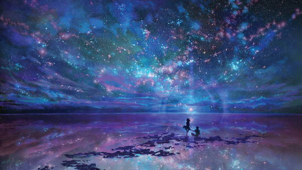Fantasy Ocean Stars Wallpaper