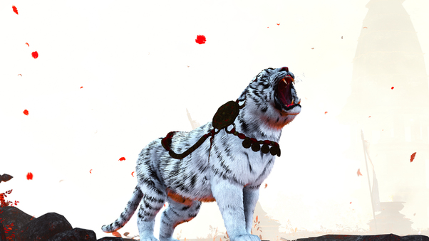 Far Cry White Tiger Artwork Wallpaper