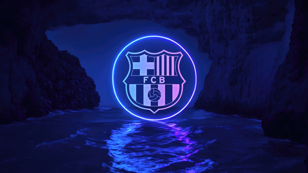 Fc Barcelona Logo 5k Wallpaper