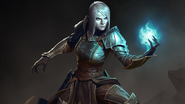 Female Necromancer Diablo III Wallpaper