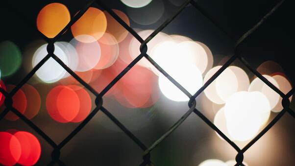 Fence Blur 5k Wallpaper