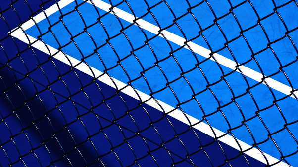Fence Sports Court Wallpaper