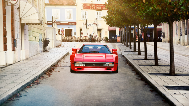 Ferrari 288 Gto In Red Front Look 4k Wallpaper