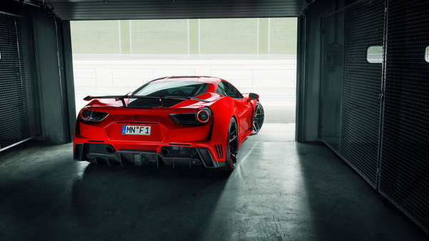 Ferrari 488 Gtb Rear Wallpaper