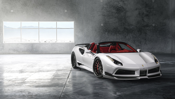 Ferrari 488 White 8k Wallpaper