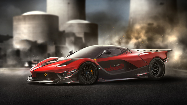 Ferrari LaFerrari FXXK Wallpaper