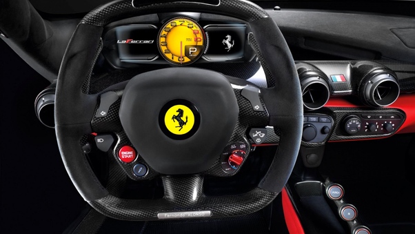 Ferrari Steering Wallpaper
