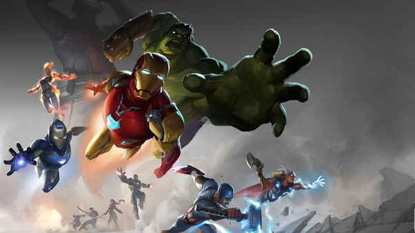Final Art Avengers Endgame Wallpaper