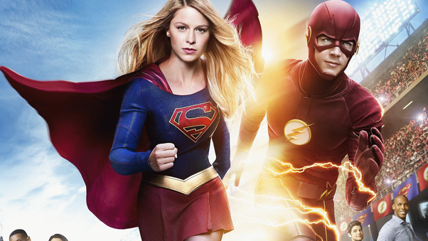 Flash And Supergirl 2018 Wallpaper