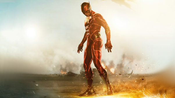 Flash In The Flash Movie Poster 5k Wallpaper