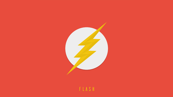 Flash Logo 4k Wallpaper