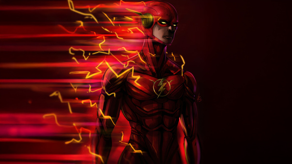 Flash Man Of Tomorrow (1400x1050) Resolution Wallpaper