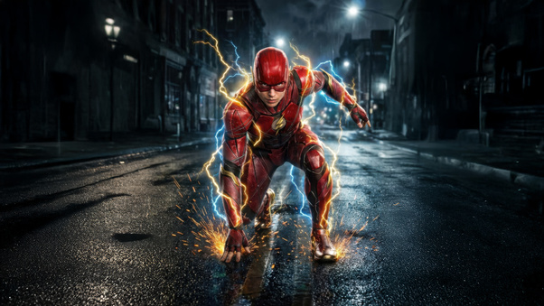 Flash The Scarlet Speedster (1400x1050) Resolution Wallpaper