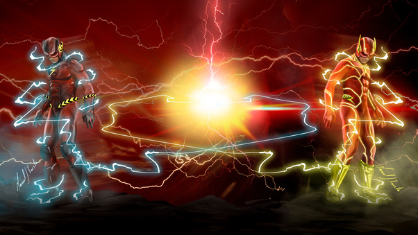 Flash Vs Scarlet Flash (1400x1050) Resolution Wallpaper
