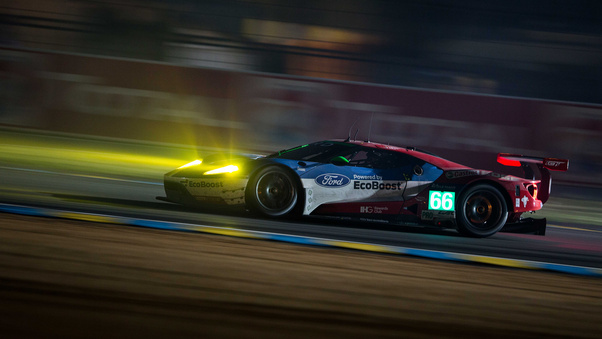 Ford GT At Track Wallpaper