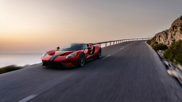 Ford Gt Red 4k Wallpaper