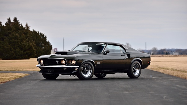 Ford Mustang Boss 429 Fastback Muscle Car Wallpaper