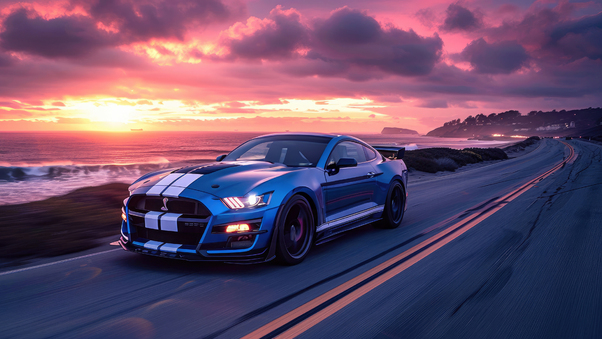Ford Mustang Muscle In Motion Wallpaper