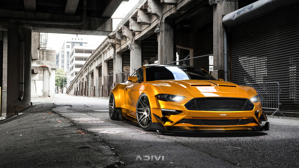 Ford Mustang Widebody Cgi 5k Wallpaper