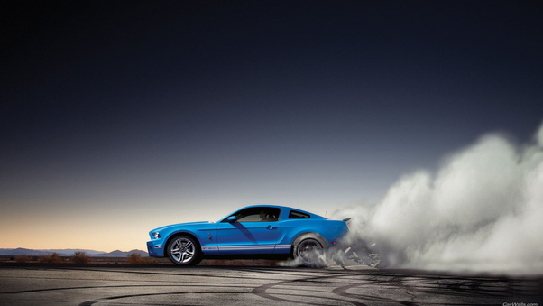 Ford Shelby Burnout Wallpaper