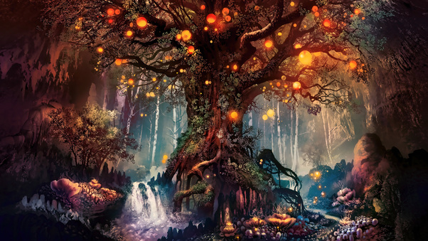 Forest Fantasy Artwork 4k Wallpaper