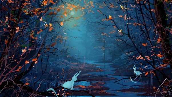 Forest Fantasy Artworks Wallpaper