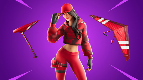 Fortnite Chapter 2 Ruby Outfit 4k Wallpaper