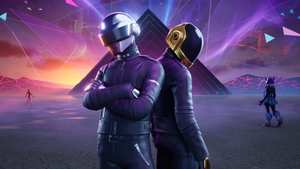 Fortnite X Daft Punk 2025 (2048x2048) Resolution Wallpaper