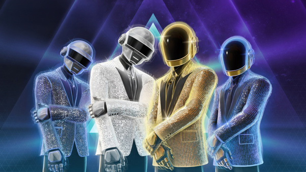 Fortnite X Daft Punk (2048x2048) Resolution Wallpaper