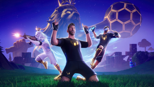 Fortnite X Messi Wallpaper