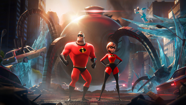 Fortnite X The Incredibles (2048x2048) Resolution Wallpaper