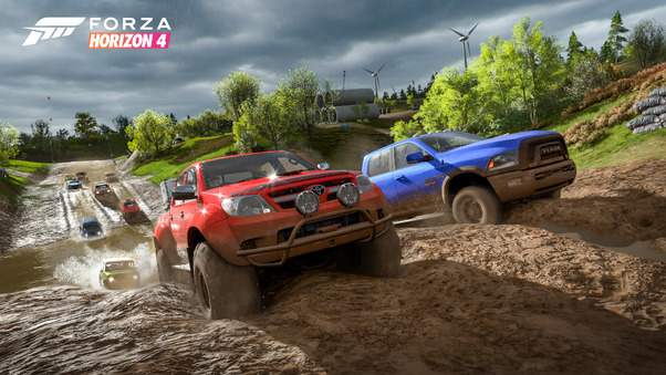 Forza Horizon 4 Offroading Vehicles Wallpaper