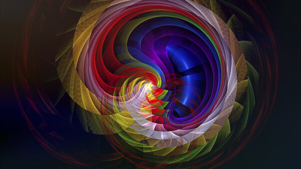 Fractal Apopysis Swirl Digital Art 8k Wallpaper
