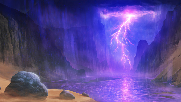Freak Storm Lightning 4k Wallpaper